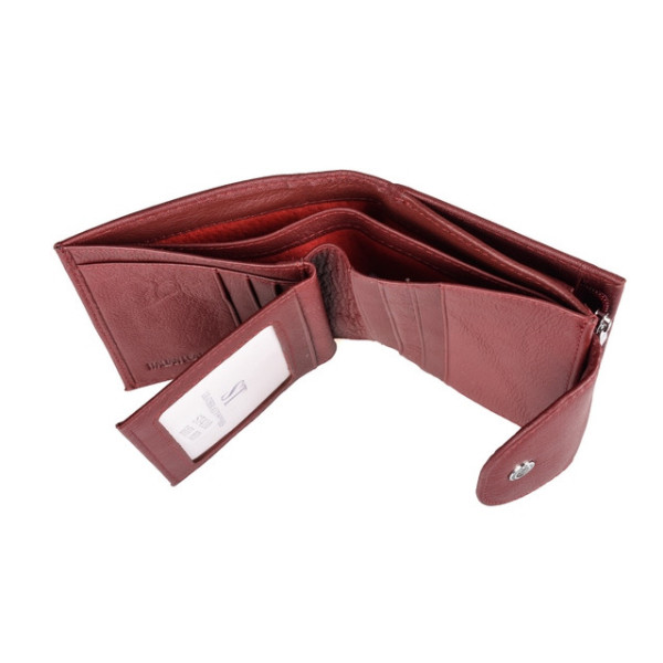 Жіночий шкіряний гаманець ST Leather (ST410) 98466 Бордовий