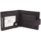 Мужской кожаный кошелек ST Leather (ST102) 98300 Черный
