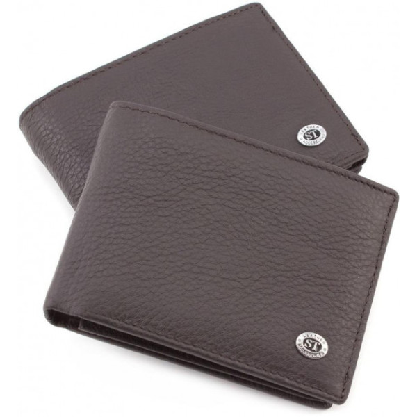 Мужской кожаный кошелек ST Leather (ST108) 98314 Коричневый