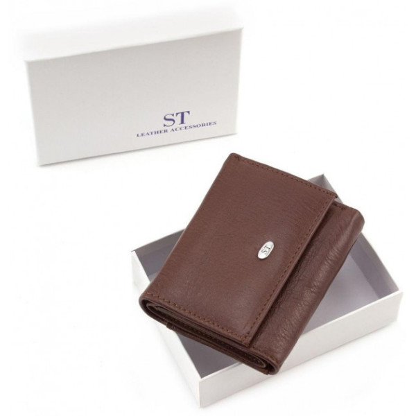Женский кожаный кошелек ST Leather (ST440) 98518 Коричневый