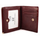 Женский кожаный кошелек складной маленький лаковый ST Leather (S1101A) 98201 Коричневый