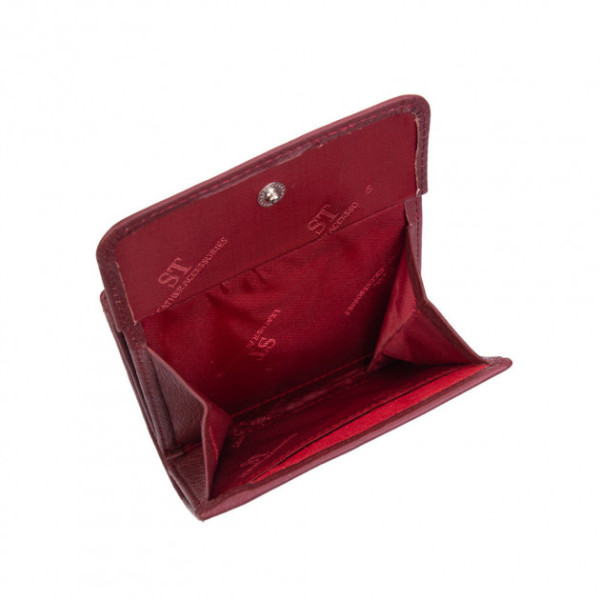 Гаманець жіночий шкіряний ST Leather (ST209) 98410 Бордовий