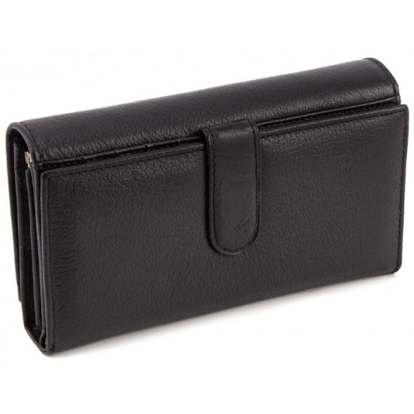 Жіночий гаманець з натуральної шкіри ST Leather (ST246) 98428 Чорний