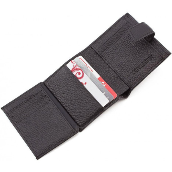 Маленький гаманець з натуральної шкіри ST Leather (ST430) 98512 Чорний