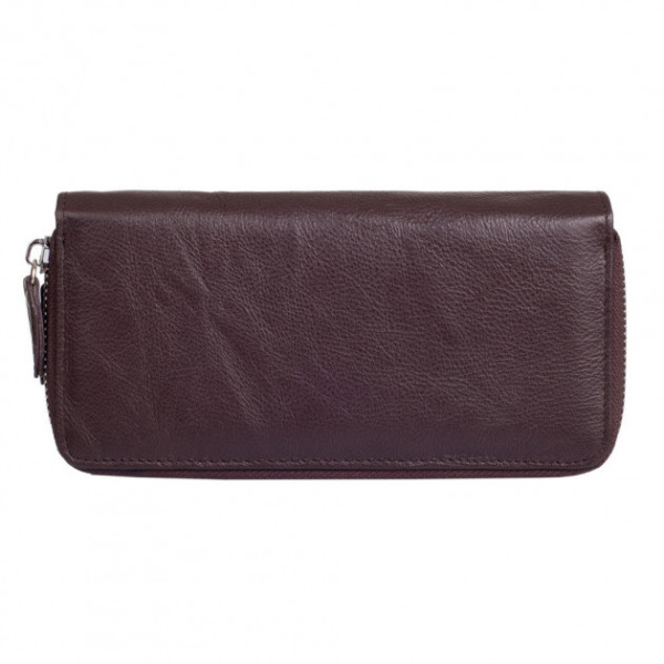 Гаманець на блискавці зі шкіри ST Leather (ST238-2) 98423 Коричневий