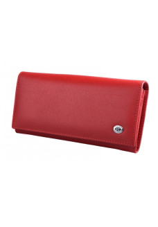 Женский кожаный кошелек на магнитах ST Leather (ST014) 98287 Красный