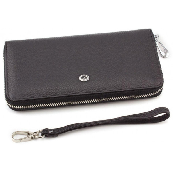 Кошелек из натуральной кожи ST Leather (ST45-2) 98543 Черный