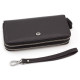 Кожаный клатч кошелек на две молнии ST Leather (ST238-2) 98416 Черный