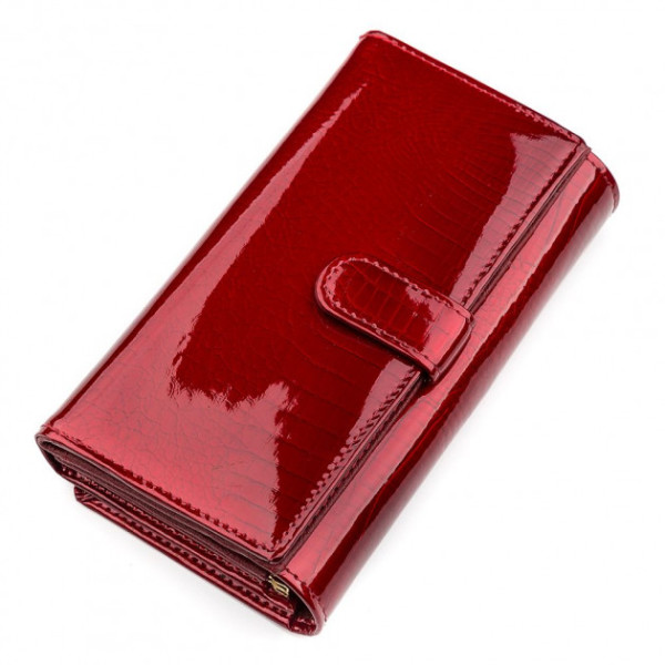 Кошелек женский кожаный ST Leather (S9001A) 98279 Красный насыщенный