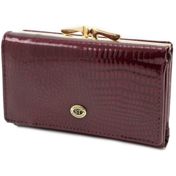 Жіночий гаманець шкіряний ST Leather (S1201A) 98207 Бордовий