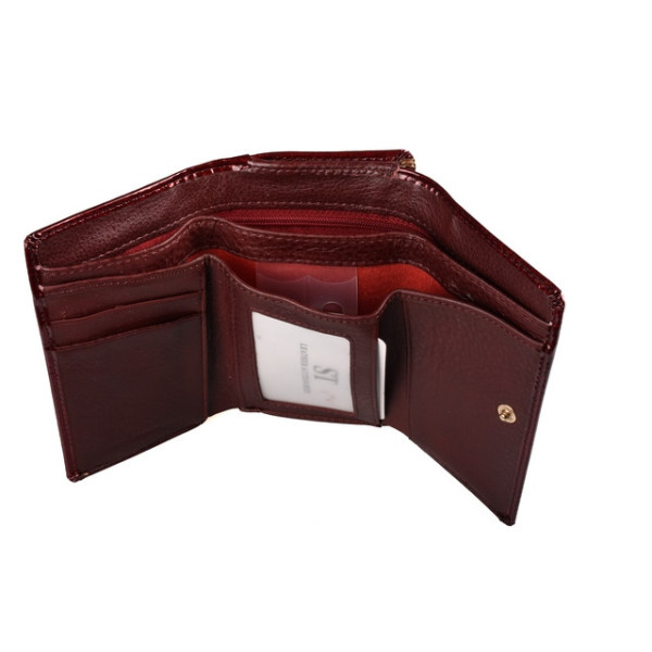 Женский кожаный кошелек ST Leather (S1201A) 98206 Бордовый