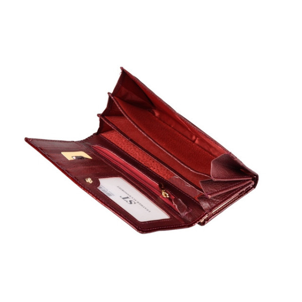 Жіночий шкіряний гаманець ST Leather (S3001A) 98230 Бордовий