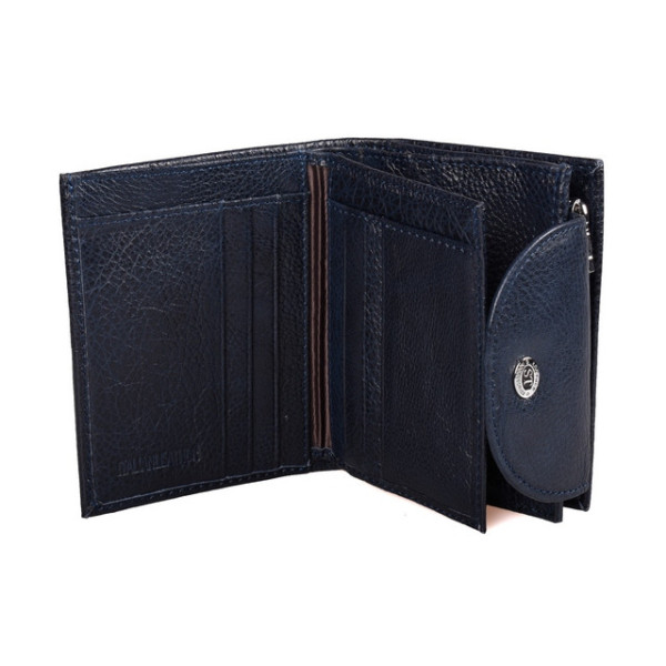 Шкіряний гаманець ST Leather (ST410) 98475 Синій