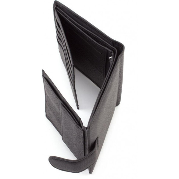 Мужской кожаный кошелек ST Leather (ST153) 98379 Черный