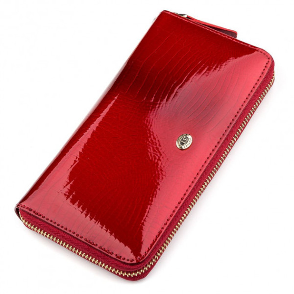 Гаманець жіночий з натуральної шкіри ST Leather (S4001A) 98237 Червоний