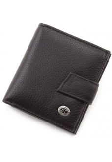 Маленький кошелек из натуральной кожи ST Leather (ST430) 98512 Черный