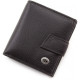 Маленький гаманець з натуральної шкіри ST Leather (ST430) 98512 Чорний