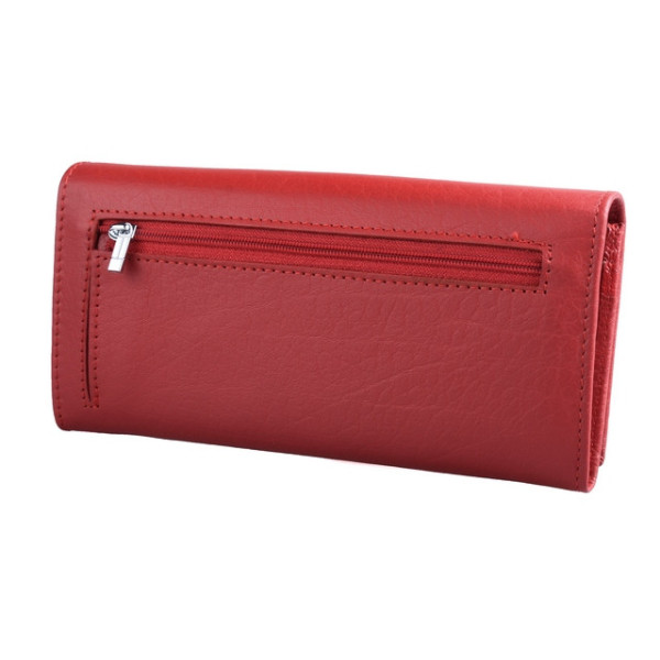 Женский кожаный кошелек на магнитах ST Leather (ST014) 98287 Красный