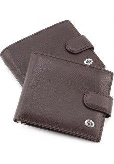 Мужской кожаный кошелек ST Leather (ST113-1) 98318 Коричневый