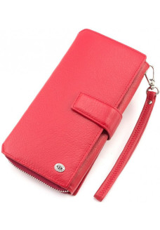 Женский кожаный кошелек ST Leather (SТ228) 98574 Красный