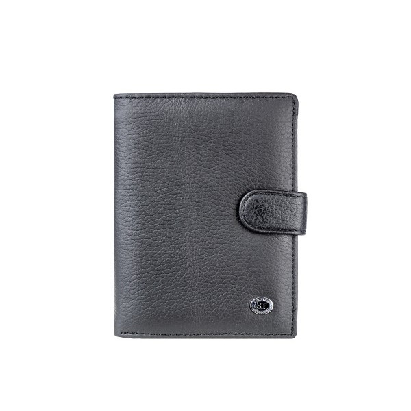 Гаманець-портмоне чоловічий ST Leather (ST101) 98298 Чорний