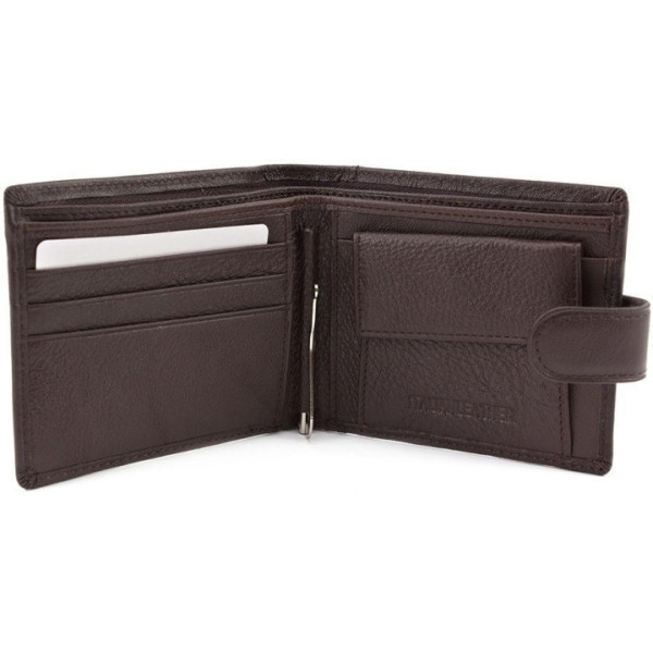 Мужской кожаный кошелек ST Leather (ST113-1) 98318 Коричневый