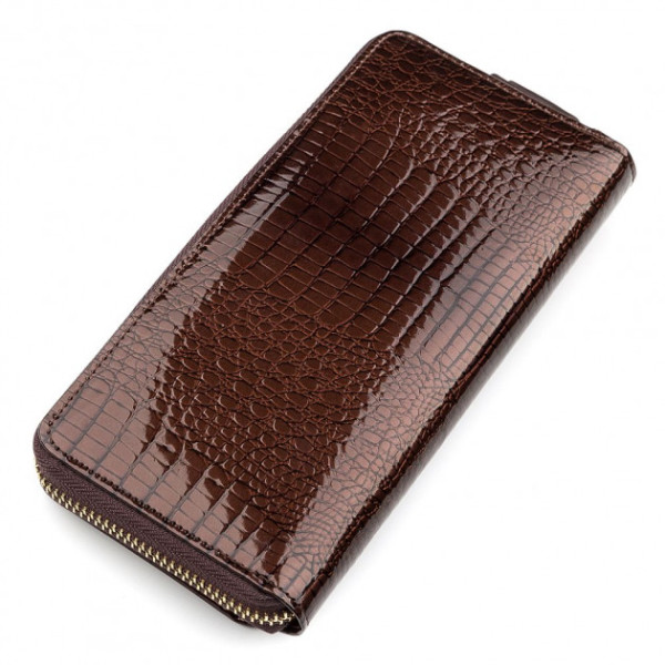 Гаманець жіночий зі шкіри ST Leather (S7001A) 98268 Коричневий
