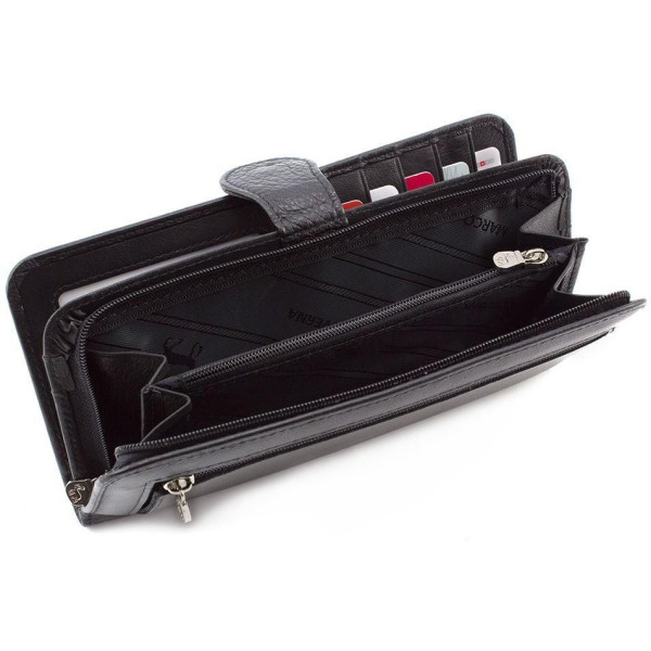 Стильный кошелек из кожи Marco Coverna MC-B031-950-1 (JZ6698) черный
