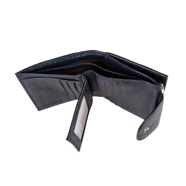 Шкіряний гаманець ST Leather (ST410) 98475 Синій