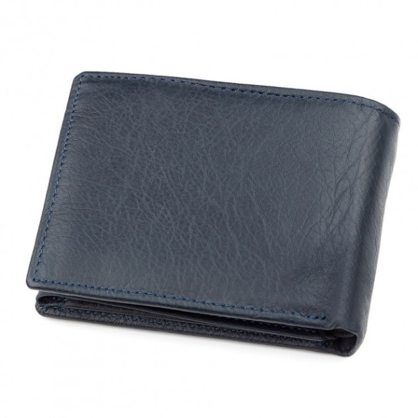 Мужской кошелек кожаный ST Leather (ST108) 98312 Синий