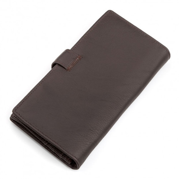 Мужской купюрник кожаный ST Leather (ST147) 98348 Коричневый
