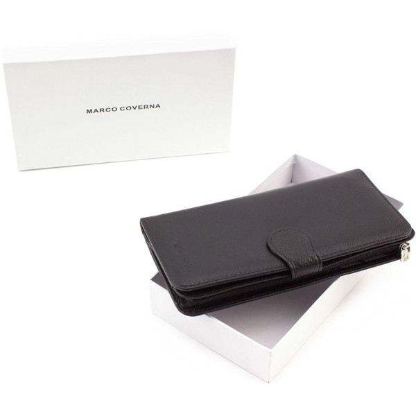 Стильный кошелек из кожи Marco Coverna MC-B031-950-1 (JZ6698) черный