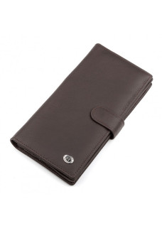 Мужской купюрник кожаный ST Leather (ST147) 98348 Коричневый