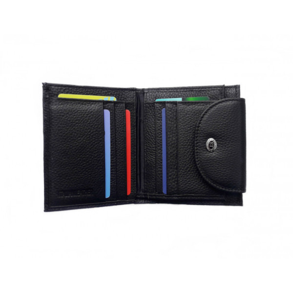 Кожаный кошелек ST Leather (ST410) 98474 Черный