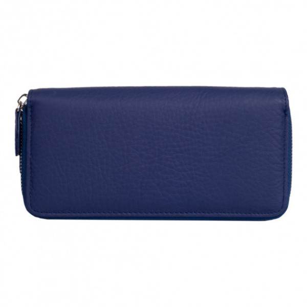 Кошелек клатч на молнии кожаный ST Leather (ST238-2) 98427 Синий