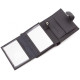 Мужской кожаный кошелек ST Leather (ST132) 98331 Черный