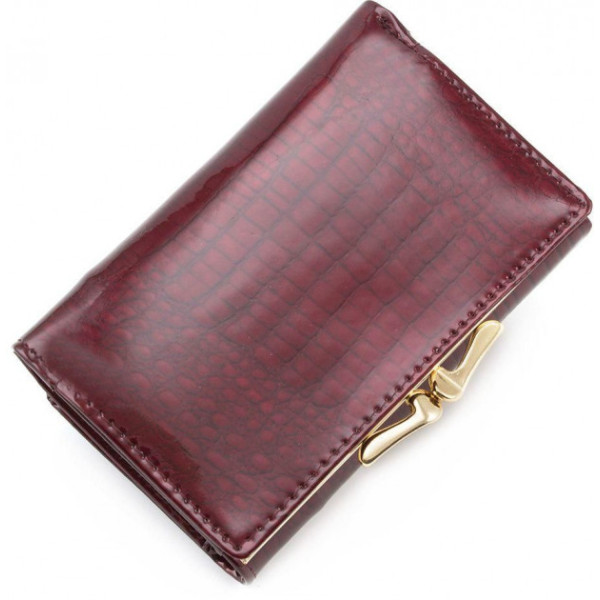 Жіночий гаманець шкіряний ST Leather (S1201A) 98207 Бордовий