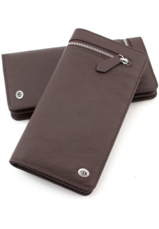 Мужской кожаный кошелек ST Leather (ST291) 98433 Коричневый