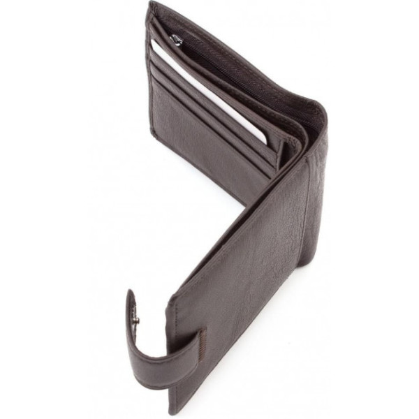 Мужской кожаный кошелек ST Leather (ST113-1) 98318 Коричневый