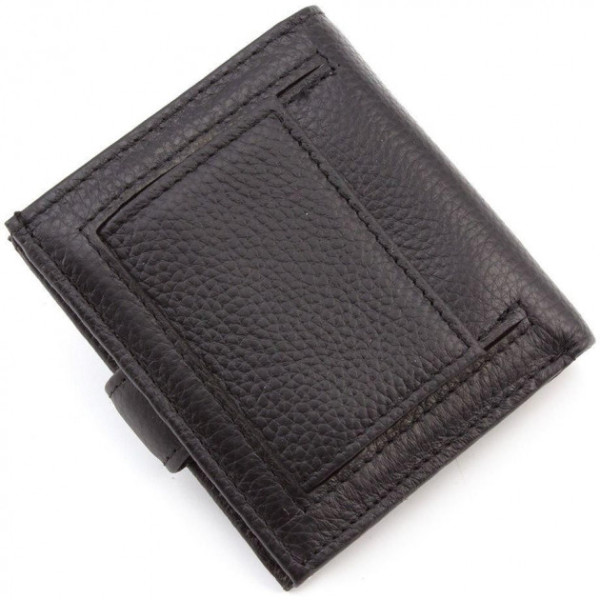 Маленький гаманець з натуральної шкіри ST Leather (ST430) 98512 Чорний
