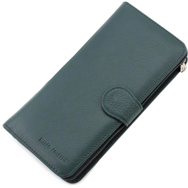 Современный женский кошелек с магнитом Marco Coverna MC-B031-950-7 (JZ6674) зелёный