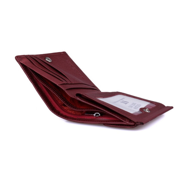 Женский кожаный кошелек ST Leather (ST209) 98413 Бордовый