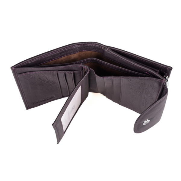 Жіночий шкіряний гаманець ST Leather (ST410) 98476 Фіолетовий