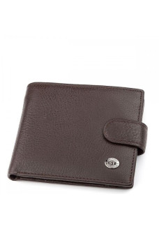 Мужской кожаный кошелек ST Leather (ST104) 98310 Коричневый