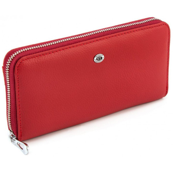 Женский кошелек кожаный ST Leather (ST201) 98405 Красный