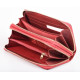 Женский кожаный кошелек клатч на две молнии ST Leather (S5001A) 98247 Красный