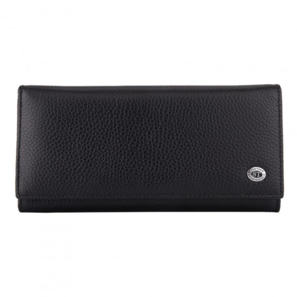 Кошелек женский из натуральной кожи ST Leather (ST150) 98359 Черный