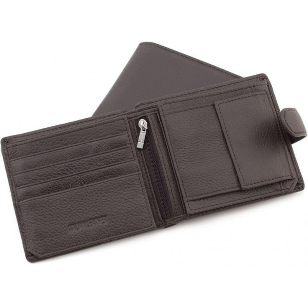 Мужской кожаный кошелек ST Leather (ST153) 98380 Коричневый
