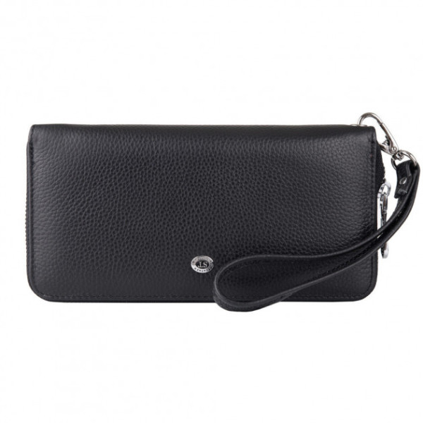 Гаманець жіночий з натуральної шкіри ST Leather (ST45-2) 98537 Чорний