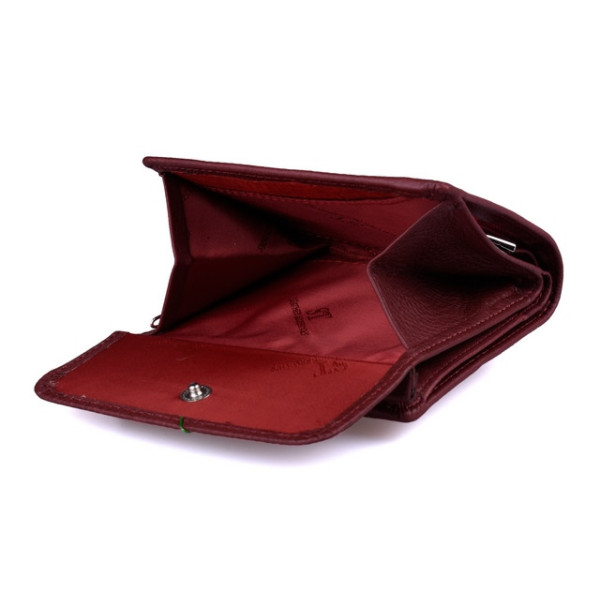 Женский кожаный кошелек ST Leather (ST209) 98413 Бордовый